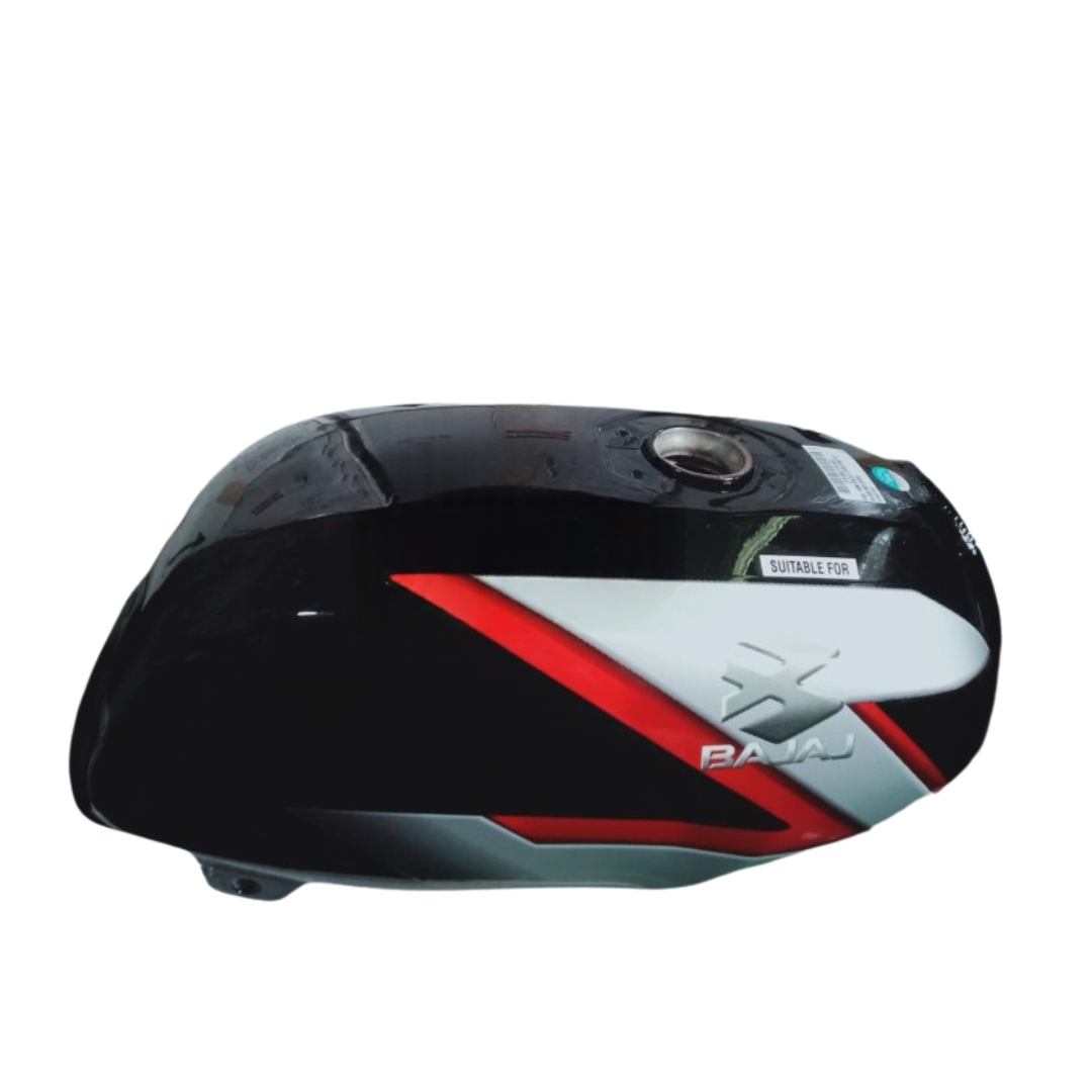 13.png BAJAJ CT 100 BLACK RED OLD TANK - Image 1